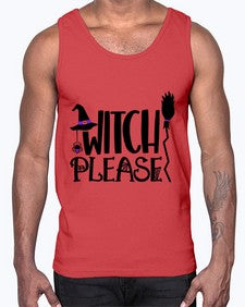 witch please 14#- witch- Cotton Tank