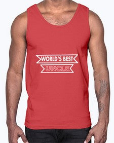 worlds best uncle 698#- uncle- Cotton Tank