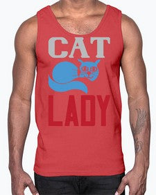 cat lady Style 31#- cats- Cotton Tank