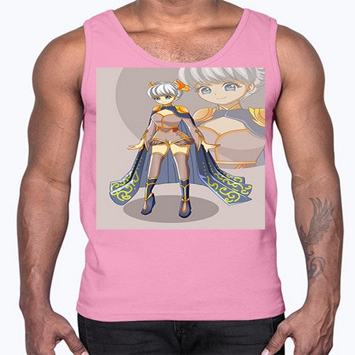 A beautiful girl game 99#- anime- Cotton Tank