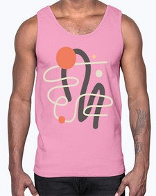 Abstract Shape 198#- art pop art- Cotton Tank