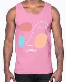 Abstract Shape 201#- art pop art- Cotton Tank