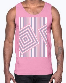 Abstract Shape 210#- art pop art- Cotton Tank