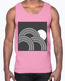 Abstract Shape 213#- art pop art- Cotton Tank