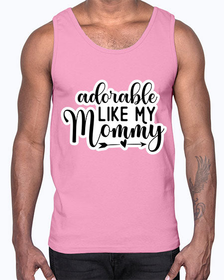 Adorable Like My Mommy 269#- baby- Cotton Tank