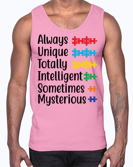 Always Unique Style 42#- autism- Cotton Tank
