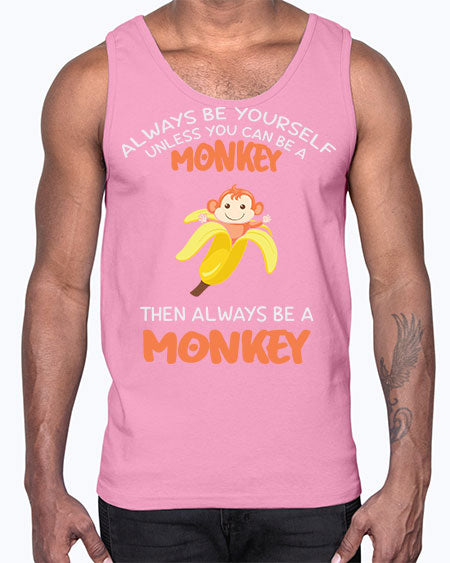 Alwaysbe a Monkey Banana 1#- monkey- Cotton Tank