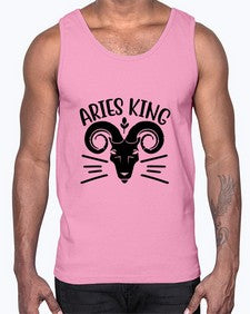 Aries king 109#- aries- Cotton Tank