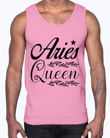 Aries queen 119#- aries- Cotton Tank