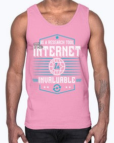 As a research tool the internet is invaluable 33#- internet- Cotton Tank