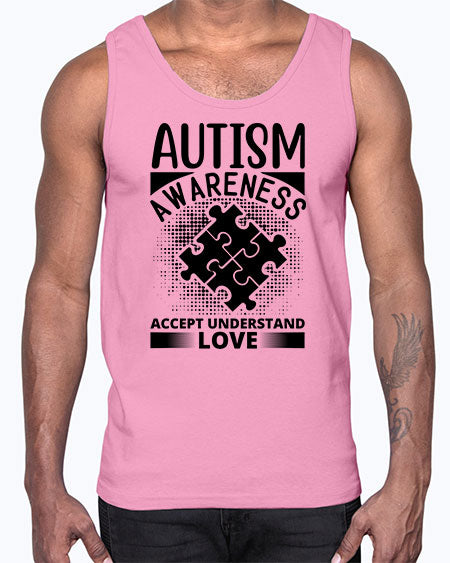 Autism awareness Style 43#- autism- Cotton Tank