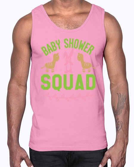 Baby Shower Squad Style 32#- baby shower- Cotton Tank