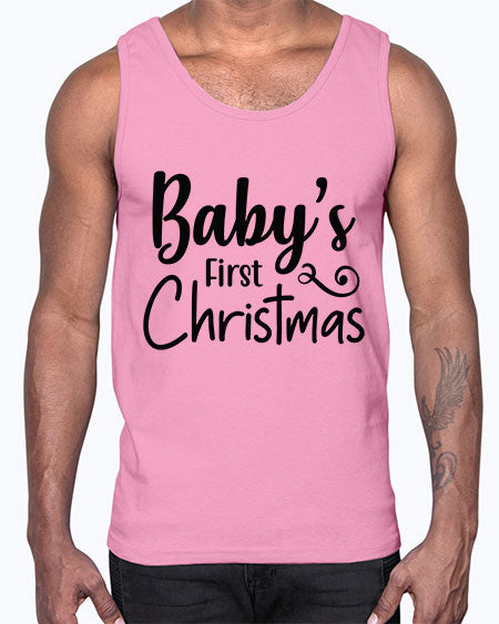 Babys First Christmas 277#- baby- Cotton Tank