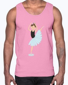 Ballerina 52#- ballet- Cotton Tank