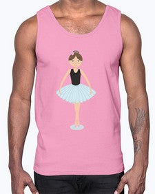 Ballerina 54#- ballet- Cotton Tank