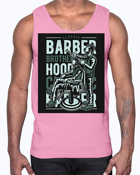 Barber Brotherhood587#- barber- Cotton Tank