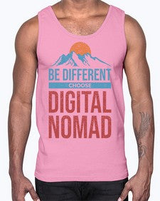 Be Different Choose Digital Nomad 28#- internet- Cotton Tank