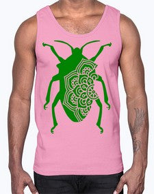 BeetleMandala 255#- mandala- Cotton Tank