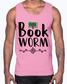 Book Worm 27#- librarian- Cotton Tank
