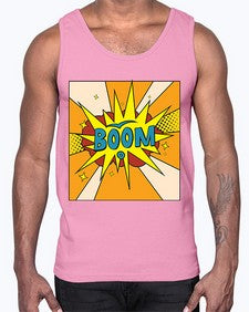Boom 267#- art pop art- Cotton Tank