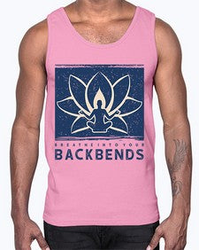 Breathe into Your Backbends 182#- yoga- Cotton Tank