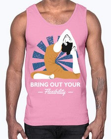Bring Out Your Flexibility 185#- yoga- Cotton Tank
