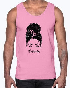 Capricorn Woman- capricorn- Cotton Tank