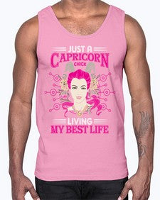 Capricorn chick 193#- capricorn- Cotton Tank