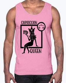 Capricorn queen 194#- capricorn- Cotton Tank