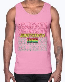 Celabrate Juneteenth Since 1865 Png 18#- black juneteenth- Cotton Tank