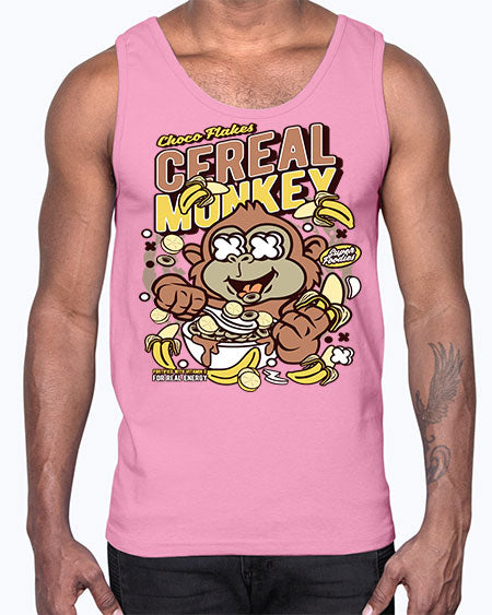 Cereal Monkey- monkey- Cotton Tank