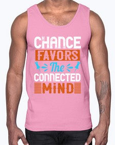 Chance favors the connected mind 31#- internet- Cotton Tank