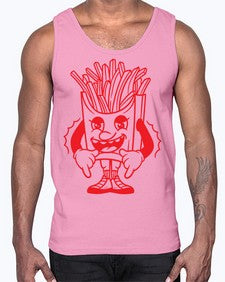 Charming friends 74#- cartoon food- Cotton Tank