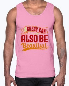Chess can also be beautiful 65#- chess- Cotton Tank