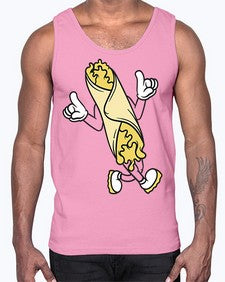 Cool kebab 76#- cartoon food- Cotton Tank