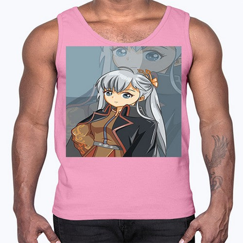 Cute princess game 65#- anime- Cotton Tank