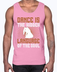 Dance is the hidden language of the soul 10#- dance2- Cotton Tank