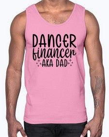 Dancer financer aka dad 111#- ballet- Cotton Tank