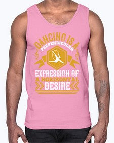 Dancing is a perpendicular expression of a horizontal desire 15#- dance2- Cotton Tank