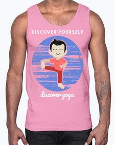Discover Yourself Discover Yoga 199#- yoga- Cotton Tank