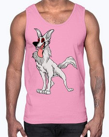 dog 109#- dogs- Cotton Tank