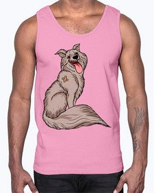 dog 98#- dogs- Cotton Tank
