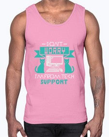Dont worry im from tech support 50#- computer- Cotton Tank