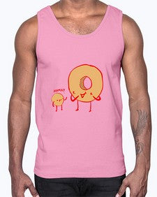 Donuts 5#- cartoon food- Cotton Tank