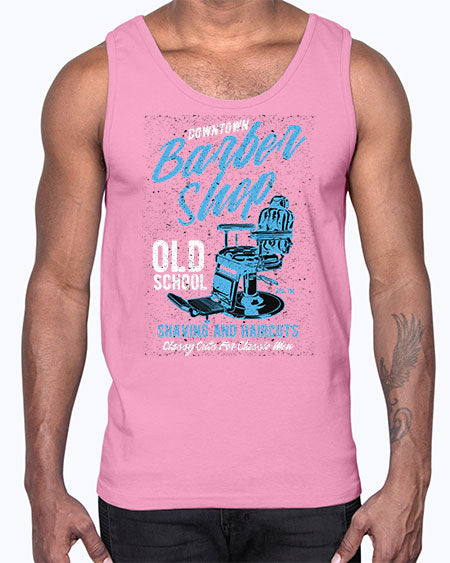 Downtown Barbershop730#- barber- Cotton Tank