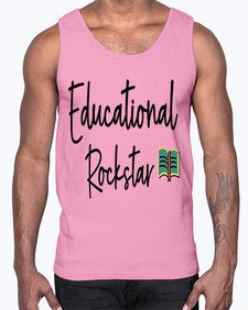 Educational Rockstar 46#- teacher- Cotton Tank