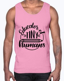 Educator Of Tiny Humans Style 745#- teacher- Cotton Tank