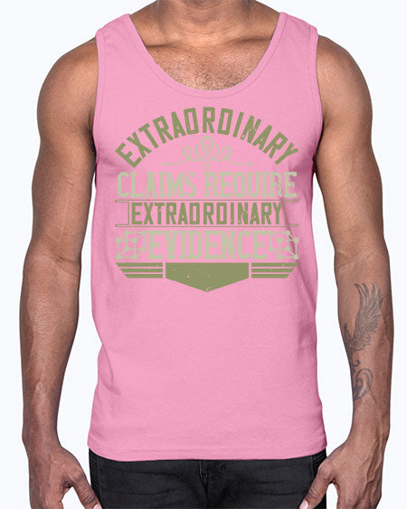 Extraordinary claims require extraordinary evidence 293#- general science- Cotton Tank