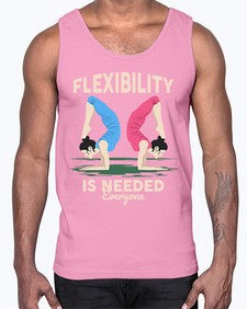 Flexibility is Needed 218#- yoga- Cotton Tank