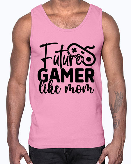 Future Gamer Like Mom 313#- kids- Cotton Tank